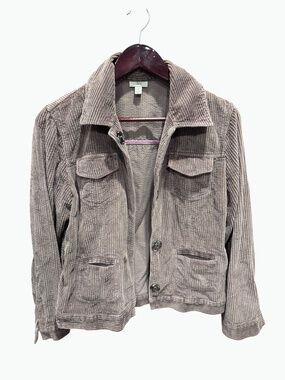 J. Jill Corduroy Jacket Button Front Utility Style Size S